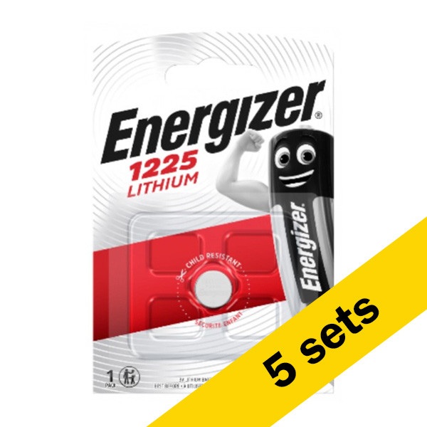 Energizer CR1225 3V Lithium knoopcel batterij 5 stuks  AEN00048 - 1