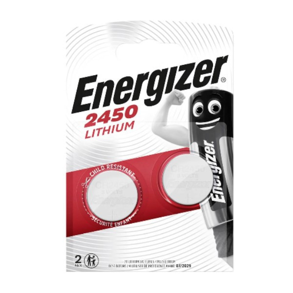 Energizer CR2450 3V Lithium knoopcel batterij 2 stuks  AEN00058 - 1
