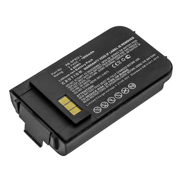 Engenius DuraFon-BA / RB-SP922-L accu (3.7 V, 1800 mAh, 123accu huismerk)  AEN00037 - 1