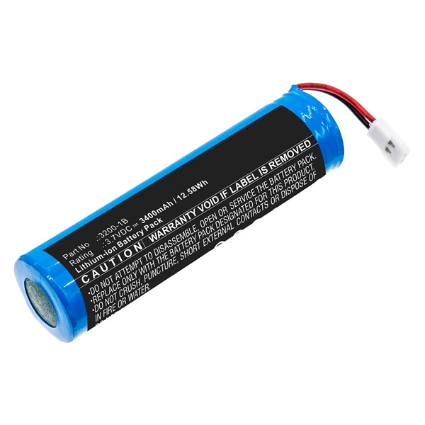 Eschenbach 3200-1B accu (3.7 V, 3400 mAh, 123accu huismerk)  AES00008 - 1