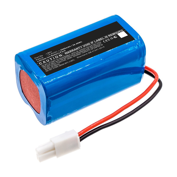 Eufy CMICR18650F9M-4S1P accu (14.4 V, 2600 mAh, 123accu huismerk)  AEU00024 - 1
