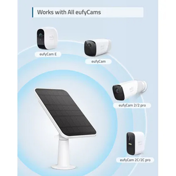 Eufy zonnepaneel T8700021 | EufyCam 2, 2C en Pro | 2,6 W | Wit AEU00046 - 3