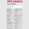 Euroboor PST.2500/3 Professional Power Station (2496 Wh / 3500W)  AEU00025 - 6