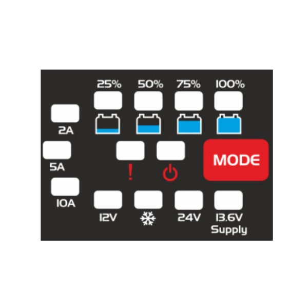 EverActive CBC-10 accu-/druppellader voor Lood, AGM, Gel, Start-Stop (12–24 V, 10 A)  AEV00055 - 5
