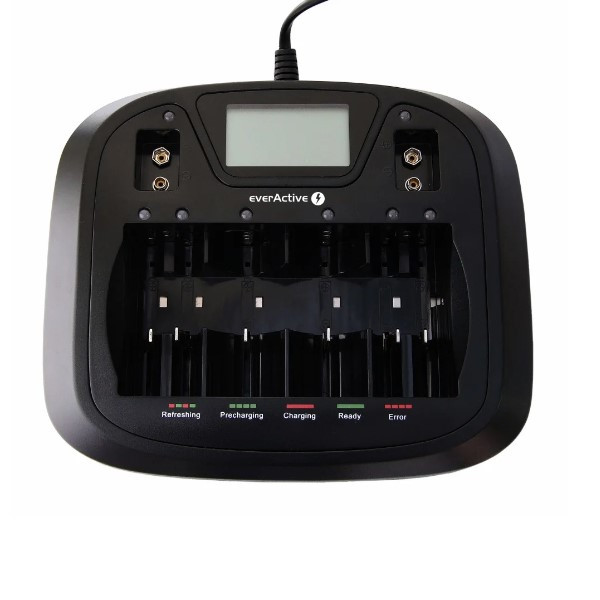 EverActive NC-900U 8-slots universele batterijlader  AEV00072 - 1