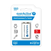 EverActive USB-C oplaadbaar E-block 9V (1 stuk, 500 mAh)