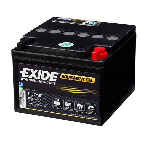 Exide ES290 Equipment Gel accu (12V, 25Ah, 290Wh)  AEX00081 - 1