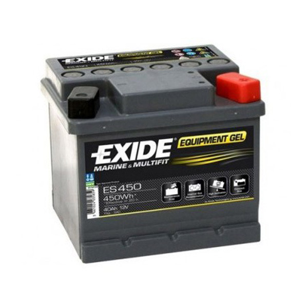 Exide ES450 Equipment Gel accu (12V, 40Ah, 450Wh)  AEX00080 - 1