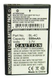 Explay BK-4C / BL-4C / BP-121 accu (550 mAh, 123accu huismerk)  AEX00005