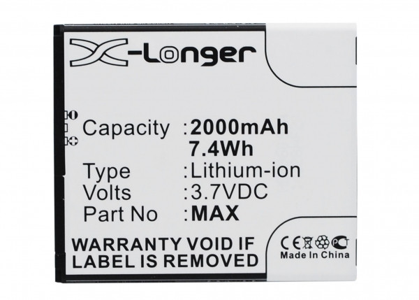 Explay L5503AE accu (2000 mAh, 123accu huismerk)  AEX00015 - 1