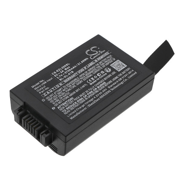 Ezviz BL-DL-01B accu (3.7 V, 5700 mAh, 123accu huismerk) AEZ00011 - 1