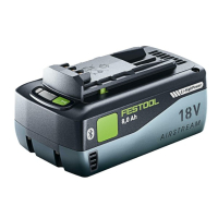 Festool 577323 / BP 18 Li 8.0 HP-ASI HighPower accu (18V, 8.0 Ah, origineel) AFE00066