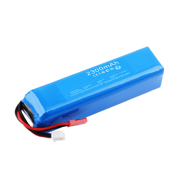 FrSky G-1200 accu (7.4 V, 2300 mAh, 123accu huismerk) AFR00038 - 1