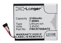 Franklin ICP565156A / FWCR700BATS accu (2100 mAh, 123accu huismerk)  AFR00030