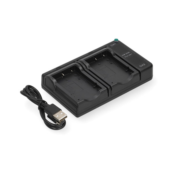 FujiFilm NP-95 USB-C double slot oplader (4.2V, 0.7A, 123accu huismerk) AFU00359 - 1