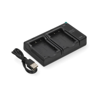 FujiFilm NP-95 USB-C double slot oplader (4.2V, 0.7A, 123accu huismerk) AFU00359