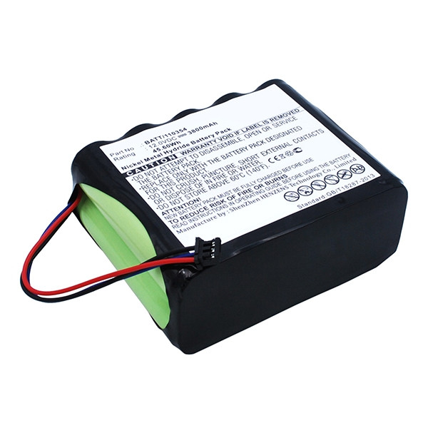 Fukuda Denshi BATT/110354 / 10TH-2400A-WC1-1 accu (12 V, 3800 mAh, 123accu huismerk)  AFU00219 - 1