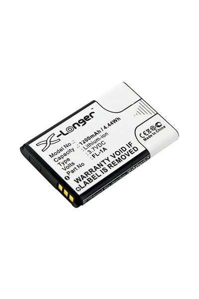 Fukuda Denshi FL-1A accu (1200 mAh, 123accu huismerk)  AFU00249 - 1
