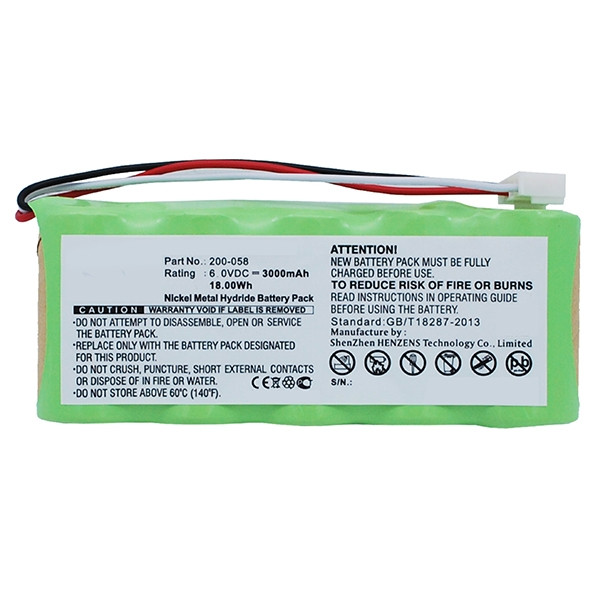 GE 200-058 accu (3000 mAh, 123accu huismerk)  AGE00054 - 1