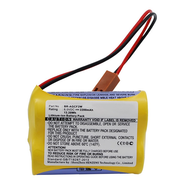 GE BR-ACF2P / BR-AGCF2P / BR-AGCF2W accu (2200 mAh, 123accu huismerk) AGE00047 - 1