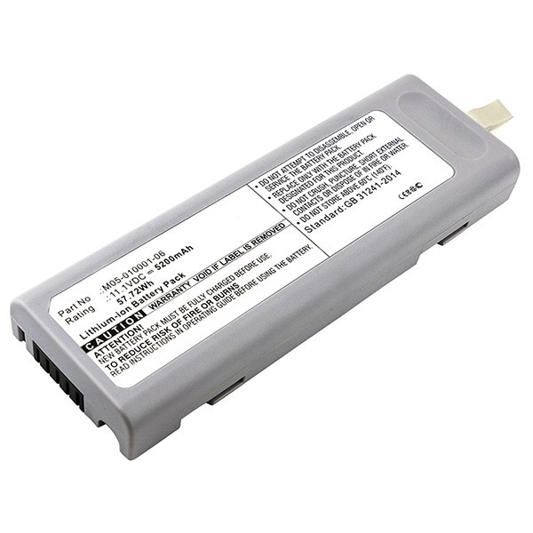 GE LI23S003A / 0146-00-0069 / 0146-00-0099 accu (11.1 V, 5200 mAh, 123accu huismerk) AGE00138 - 1