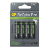 GP 2000 ReCyko Pro Photo Flash Oplaadbare AA / HR06 Ni-Mh Batterij (4 stuks)  AGP00120