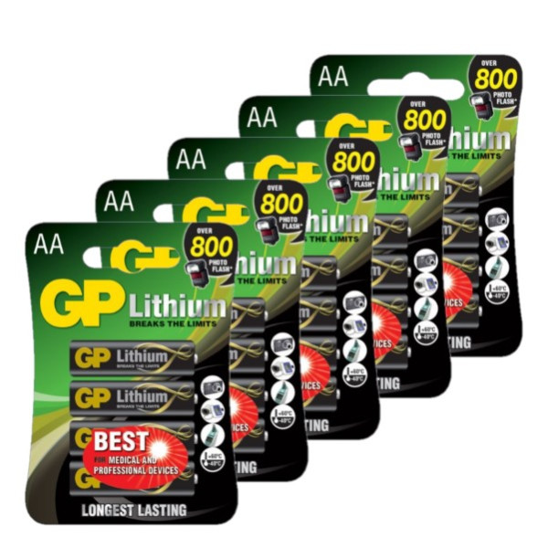 GP AA / FR6 Lithium batterij 20 stuks AGP00229 - 1
