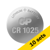 GP CR1025 3V Lithium knoopcel batterij 10 stuks AGP00152 - 1