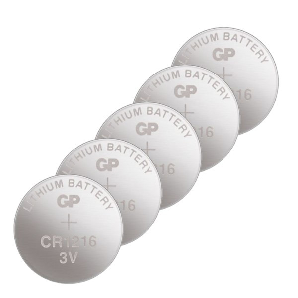 GP CR1216 3V Lithium knoopcel batterij 5 stuks  AGP00156 - 1