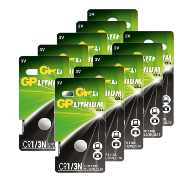 GP CR1/3N 3V Lithium batterij 10 stuks AGP00200 - 1