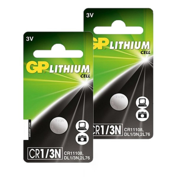 GP CR1/3N 3V Lithium batterij 2 stuks AGP00195 - 1