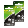 GP CR1/3N 3V Lithium batterij 2 stuks AGP00195 - 1