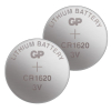 GP CR1620 3V Lithium knoopcel batterij 2 stuks AGP00163 - 1