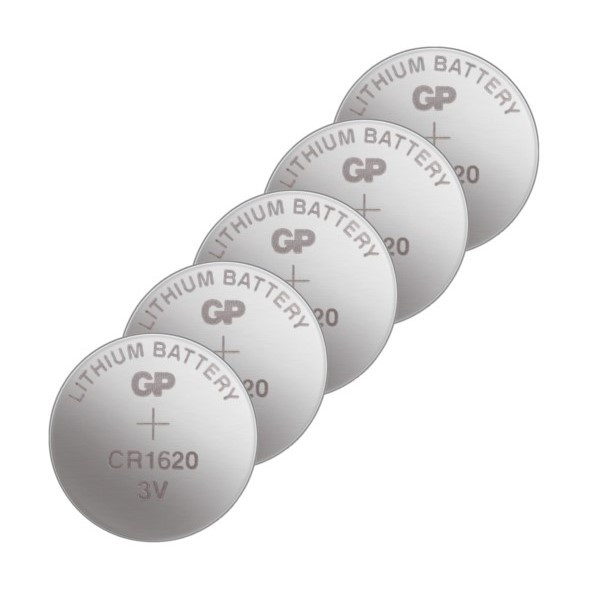 GP CR1620 3V Lithium knoopcel batterij 5 stuks  AGP00062 - 1