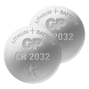 GP CR2032 / DL2032 / 2032 Lithium knoopcel batterij 2 stuks