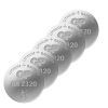 GP CR2320 3V Lithium knoopcel batterij 5 stuks AGP00184 - 1