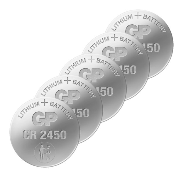 GP CR2450 3V Lithium knoopcel batterij 5 stuks  AGP00057 - 1