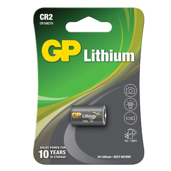 GP CR2 Lithium batterij (1 stuk, 3V, 920 mAh) 215032 - 2