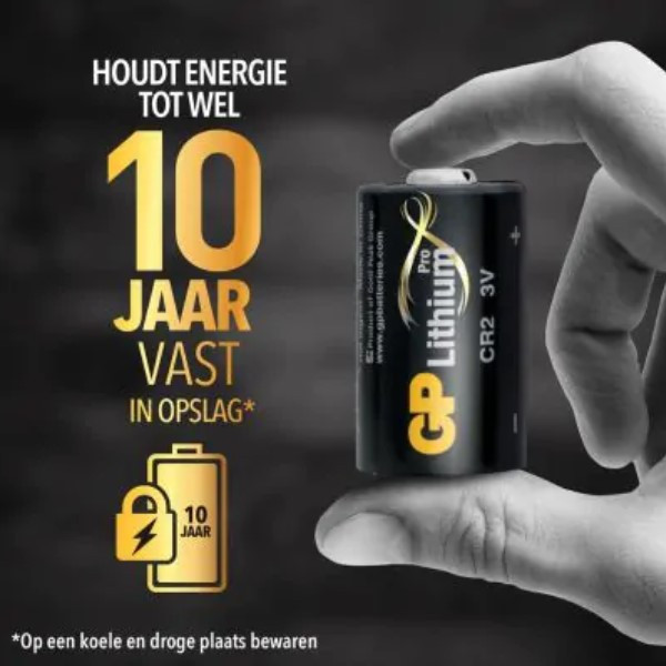 GP CR2 Lithium batterij (1 stuk, 3V, 920 mAh) 215032 - 3