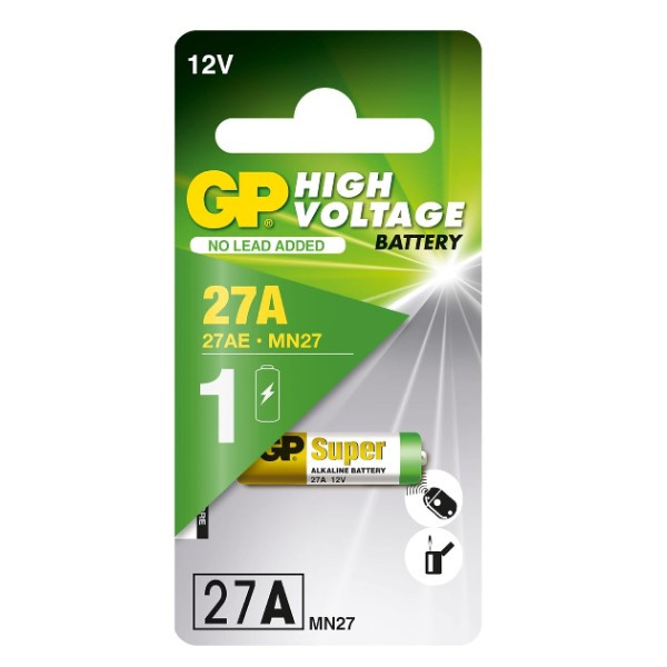 GP MN27 / 27A / V27A Super Alkaline 12V Batterij 1 stuk  215118 - 1