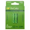 GP ReCyko Oplaadbare AAA / HR03 Ni-Mh Batterijen (2 stuks, 650 mAh)  AGP00118