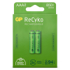 GP ReCyko Oplaadbare AAA / HR03 Ni-Mh Batterijen (2 stuks, 850 mAh)  AGP00119 - 1