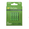 GP ReCyko Oplaadbare AAA / HR03 Ni-Mh Batterijen (4 stuks, 650 mAh)