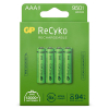 GP ReCyko Oplaadbare AAA / HR03 Ni-Mh Batterijen (4 stuks, 950 mAh)  AGP00115
