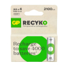 GP ReCyko Oplaadbare AA / HR06 Ni-Mh Batterijen (4 stuks, 2100 mAh)