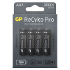 GP ReCyko Pro Oplaadbare AA / HR06 Ni-Mh Batterijen (4 stuks, 2000 mAh)