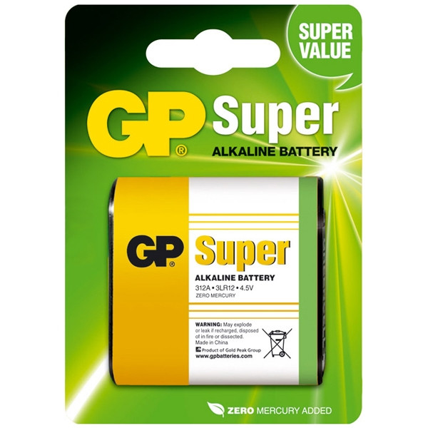 GP Super 3LR12 / MN1203 / 4.5 Volt Alkaline Batterij 1 stuk  215122 - 1
