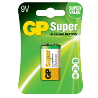 GP Super 9V / 6LR61 / E-Block Alkaline Batterij 1 stuk  AGP00088