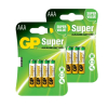 GP Super AAA / MN2400 / LR03 Alkaline Batterij 8 stuks