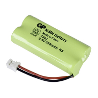 GP T382 / 55AAAHR28MX accu (2.4 V, 550 mAh, origineel)  AGP00074